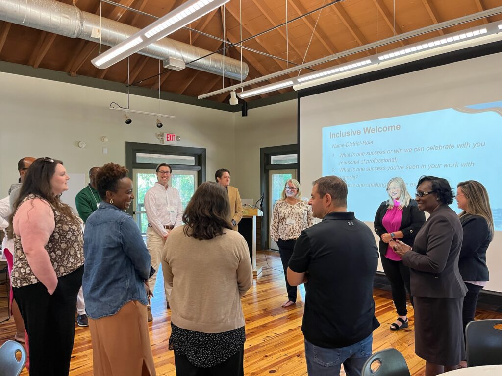 photo of people in a learning event